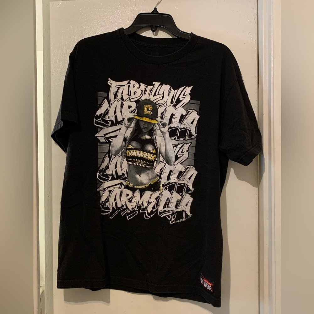 💛 CARMELLA WWE authentic black shirt